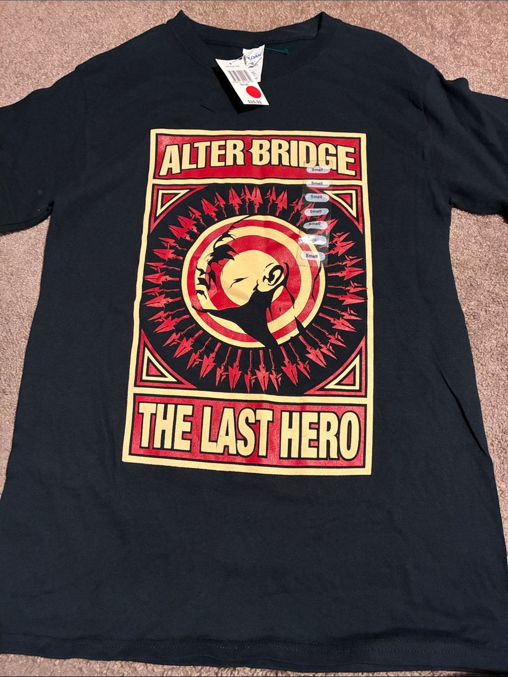Gildan Black Alter Bridge "The Last Hero" Graphic Tee